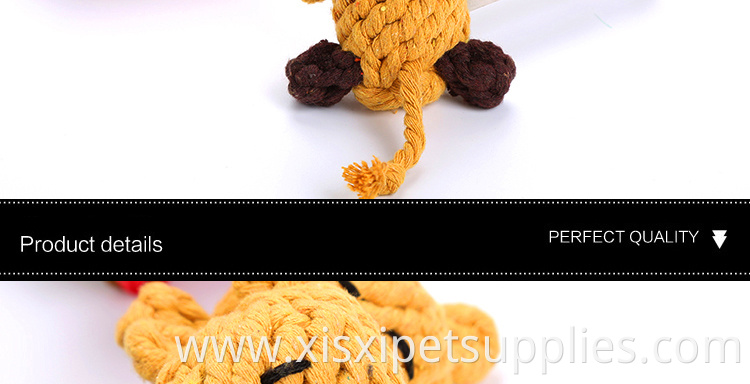 Cute mouse Models Cotton Pet Toys for Teath Dog Rope Toy